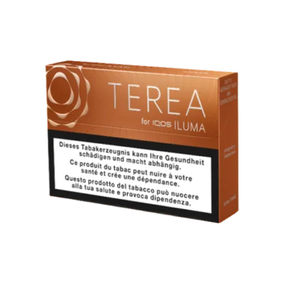 Стики TEREA Amber KZ — упаковка TEREA для IQOS ILUMA, насыщенный табачный вкус, крепкие, фото LIL STORE