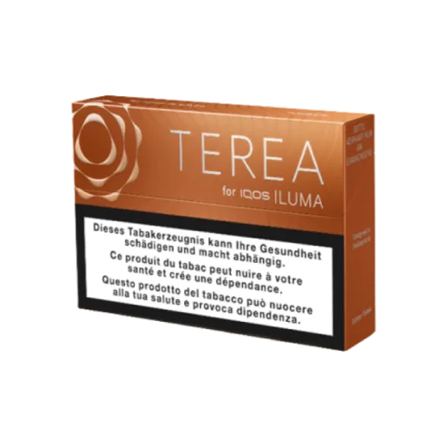Стики TEREA Amber KZ — упаковка TEREA для IQOS ILUMA, насыщенный табачный вкус, крепкие, фото LIL STORE