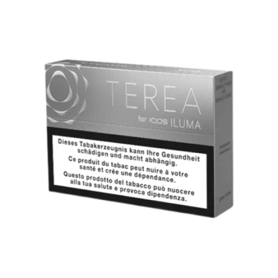Стики TEREA Silver KZ — упаковка TEREA для IQOS ILUMA, мягкий табачный вкус с ореховыми нотами, фото LIL STORE