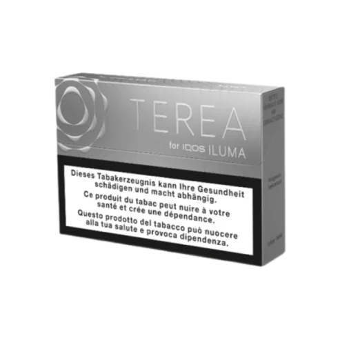 Стики TEREA Silver KZ — упаковка TEREA для IQOS ILUMA, мягкий табачный вкус с ореховыми нотами, фото LIL STORE